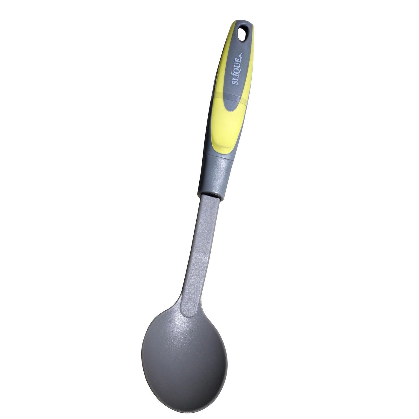 SLIQUE Premium Nylon Spoon TPR Silicone Handle Kitchen Essentials Amazing Gift Idea For Any Occasion! (Green)