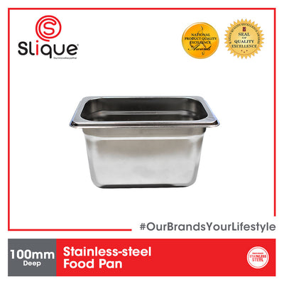 SLIQUE Premium Stainless Steel 1x9 Food Pan 30cm Amazing Gift Idea For Any Occasion!