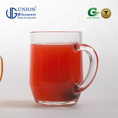 UNION GLASS Thailand Premium Clear Glass Mug 300ml Amazing Gift Idea For Any Occasion!