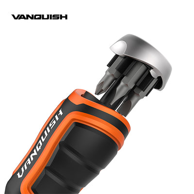 VANQUISH Multi-Bit Ratcheting Screwdriver Set Premium | Heavy Duty | Professional