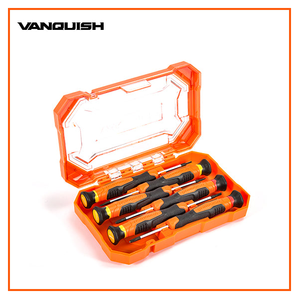 VANQUISH Precision Screwdriver Set of 6 Premium | Heavy Duty | Professional