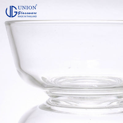 UNION GLASS Thailand Premium Clear Glass Bowl 325 ml | 4.5 oz | 4.5" Set of 6