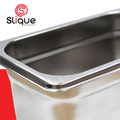 SLIQUE Premium Stainless Steel Food Pan 1x9, 65mm deep 48x38x21.5cm  Amazing Gift Idea For Any Occasion!