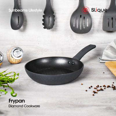 SLIQUE Premium Diamond Cookware Frypan 2 Layer Non-stick Coating 20cm