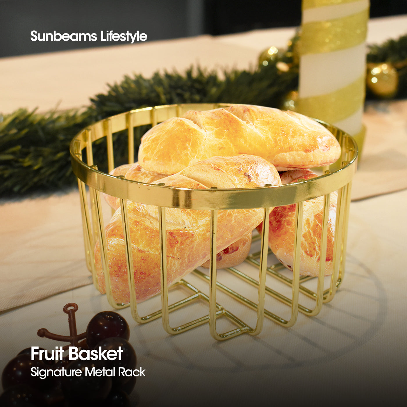 SIGNATURE by Slique Premium Metal Gold Electroplate Modern Italian Design Amazing Gift Idea For Any Occasion!