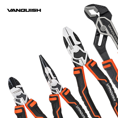 VANQUISH Premium | Heavy Duty | Professional Pliers Set of 4