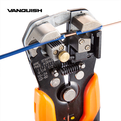 VANQUISH Wire Stripper Self-Adjusting Premium | Heavy Duty | Professional 8inch | 200mm