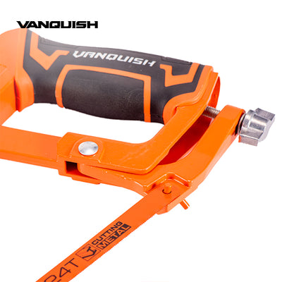 VANQUISH Hacksaw Premium | Heavy Duty | Professional Tubular Frame High Tension 12inch | 300mm