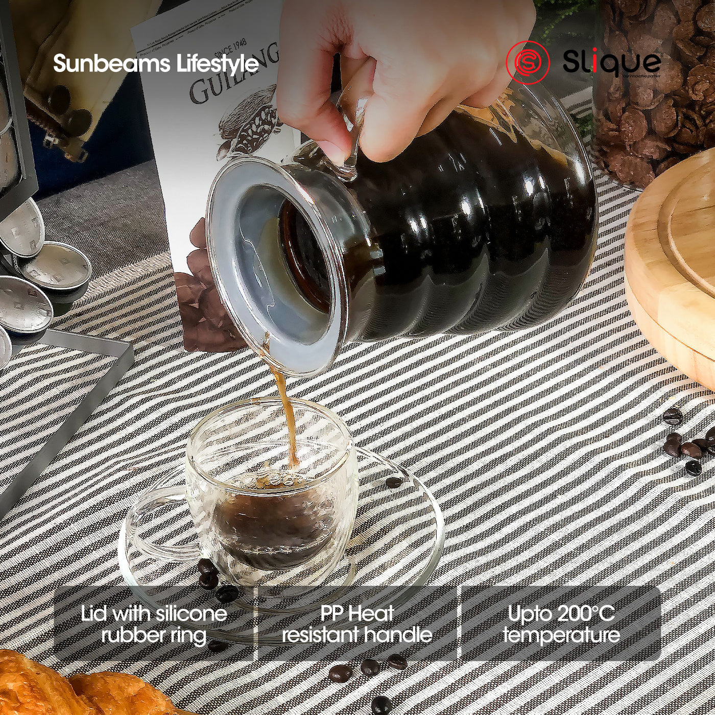 SLIQUE Premium Coffee Server 500ml | 0.5L