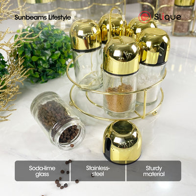 SIGNATURE by Slique Premium Metal Gold Electroplate Modern Italian Design Amazing Gift Idea For Any Occasion!