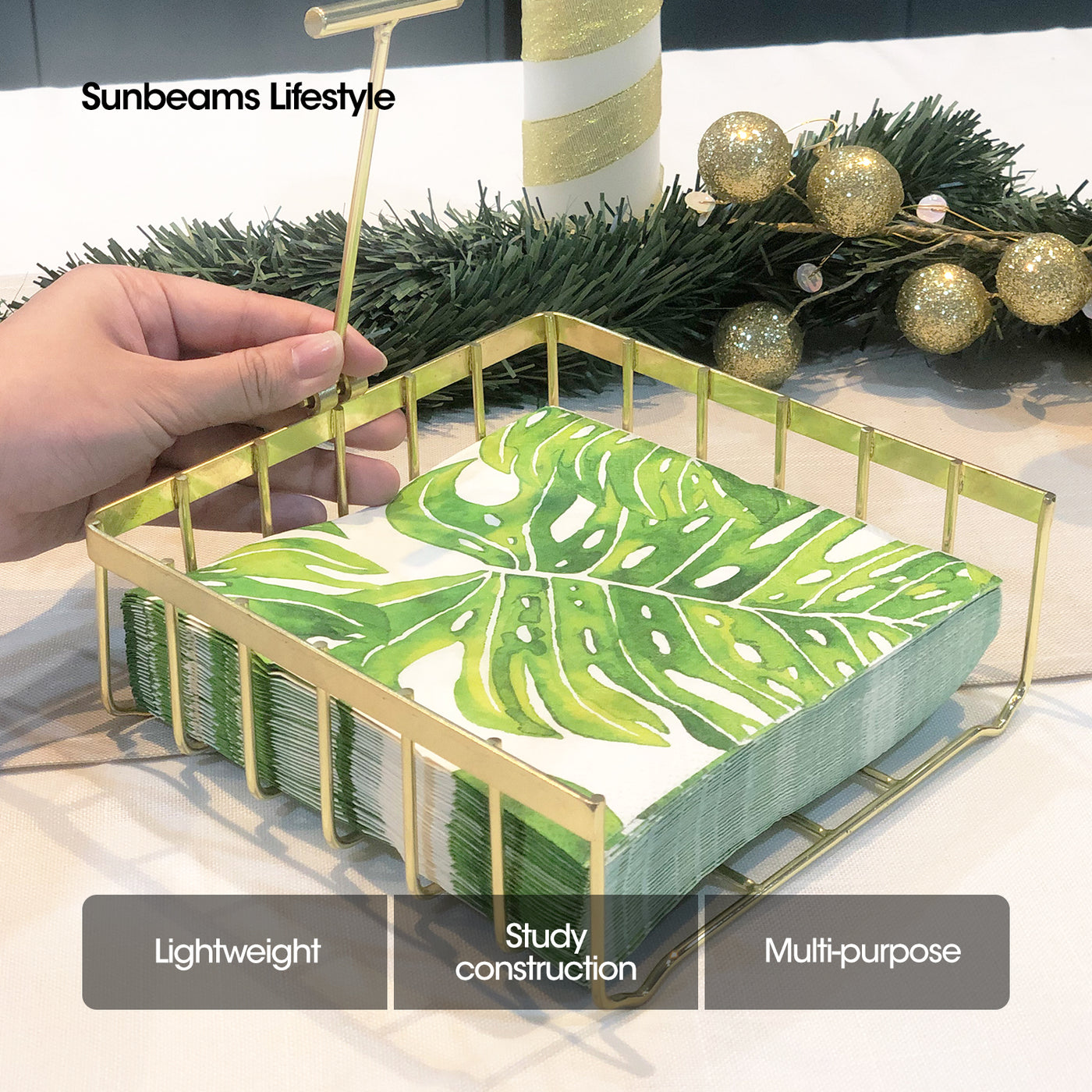 SIGNATURE by Slique Premium Metal Gold Electroplate Modern Italian Design Amazing Gift Idea For Any Occasion!
