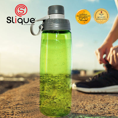 SLIQUE PP Sports Water Bottle BPA Free Set of 3 650ml Modern Italian Design Amazing Gift Idea For Any Occasion!