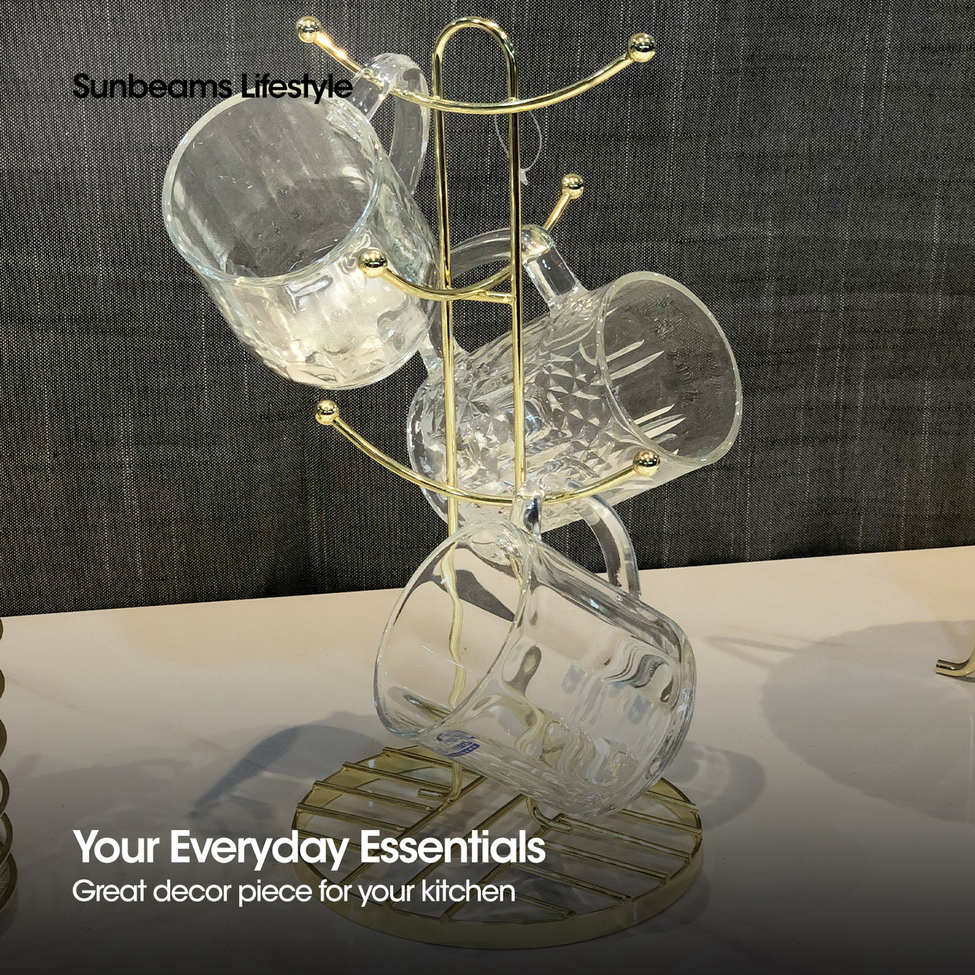 SIGNATURE by Slique Premium Metal Gold Electroplate Modern Italian Design Amazing Gift Idea For Any Occasion!