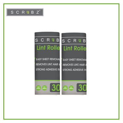 SCRUBZ Heavy Duty Cleaning Essentials Premium Lint Roller Set of 2 Amazing Gift Idea For Any Occasion!