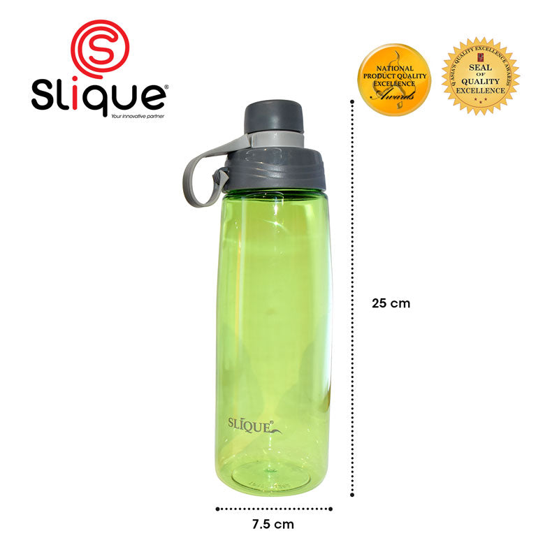 SLIQUE PP Sports Water Bottle BPA Free Set of 3 650ml Modern Italian Design Amazing Gift Idea For Any Occasion!