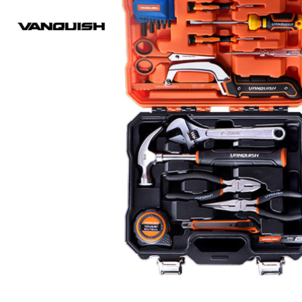 VANQUISH Homeowners Tool Kit Set of 37 Premium | Heavy Duty | Professional