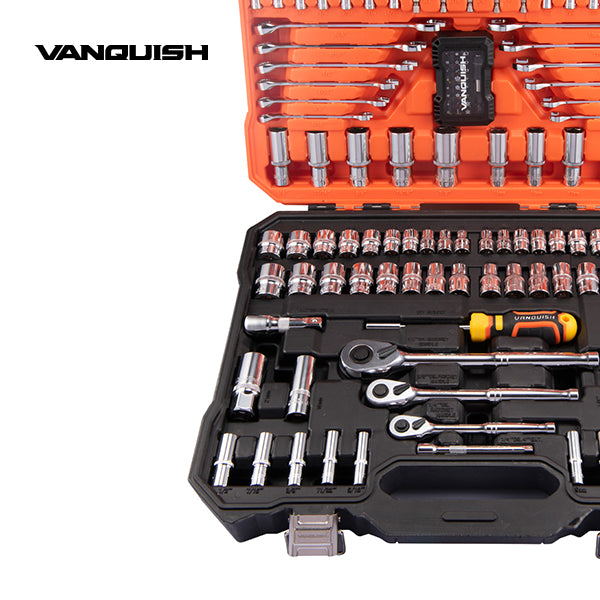 VANQUISH Mechanics Tool Kit 153pc Set  Set of 153 Premium | Heavy Duty | Professional