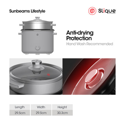 SLIQUE Rice Cooker Perfect for Home and Kitchen Dining