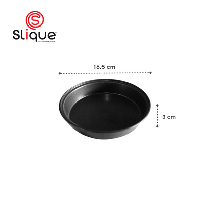 SLIQUE Premium Non-Stick Round Muffin Pan Oven Safe 16.5x16.5x3cm Baking Essentials Amazing Gift Idea For Any Occasion!