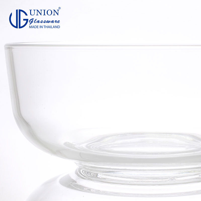 UNION GLASS Thailand Premium Clear Glass Bowl 515ml | 5.5oz | 5.5" Set of 6