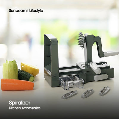 SLIQUE Premium Anti-Slip Base Spiralizer Kitchen Essentials Amazing Gift Idea For Any Occasion!