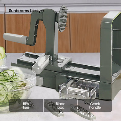 SLIQUE Premium Anti-Slip Base Spiralizer Kitchen Essentials Amazing Gift Idea For Any Occasion!