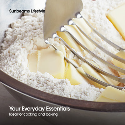 SLIQUE Premium Dough Blender, Pastry Cutter w/ Heavy Duty Stainless Steel Blades  Baking Accessories  Amazing Gift Idea For Any Occasion!
