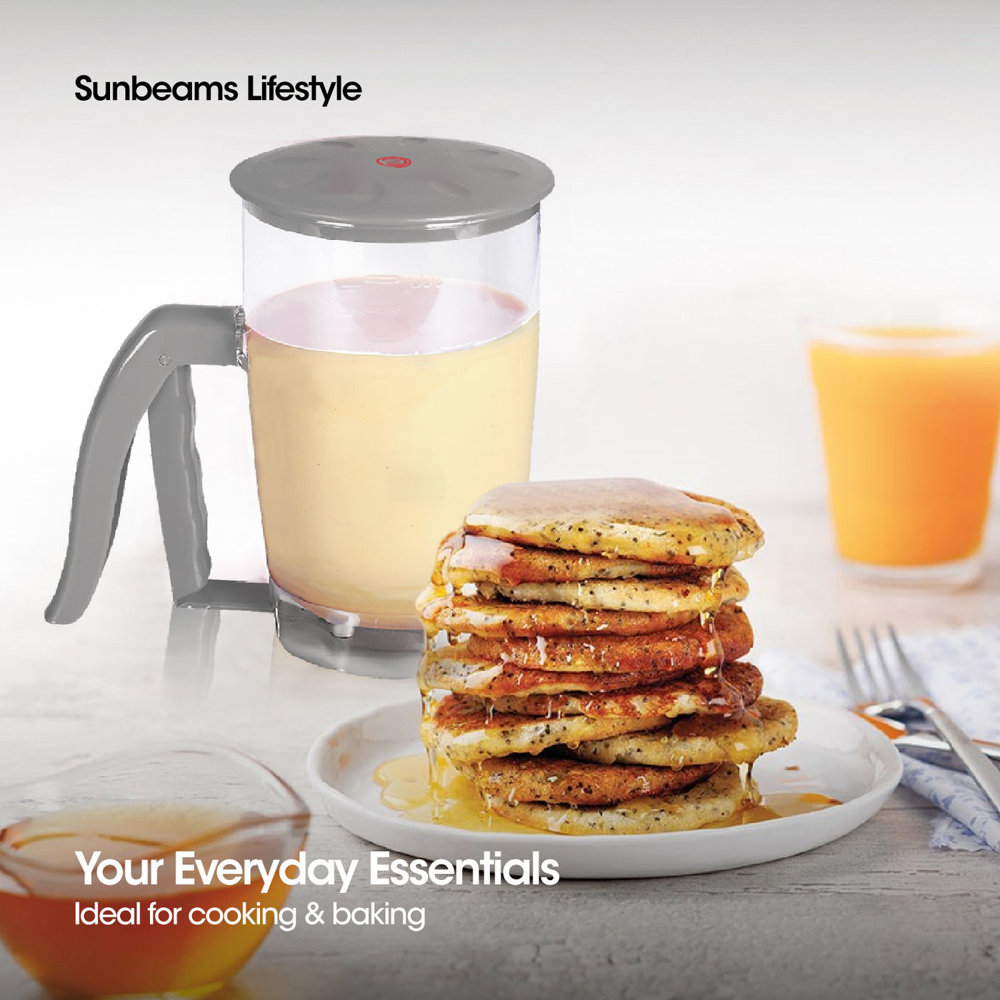 SLIQUE Premium Precision Pancake & Cupcake Batter Dispenser  Baking Accessories  Amazing Gift Idea For Any Occasion!