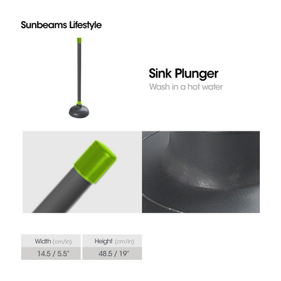 SCRUBZ Premium Sink Plunger Cleaning Tools