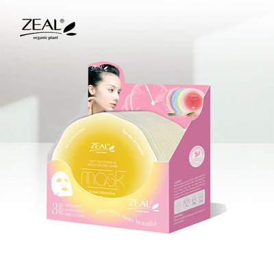 ZEAL Premium Face Mask Skin Care Hydrating & Moisturizing Mask 25ml Amazing Gift Idea For Any Occasion!