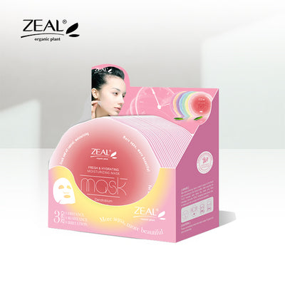 ZEAL Premium Face Mask Skin Care Hydrating & Moisturizing Mask 25ml Amazing Gift Idea For Any Occasion!