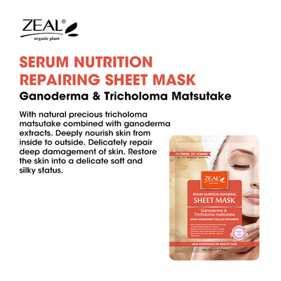 ZEAL Premium Sheet Mask Skin Care 25ml Amazing Gift Idea For Any Occasion!