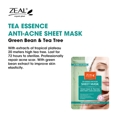 ZEAL Premium Sheet Mask Skin Care 25ml Amazing Gift Idea For Any Occasion!