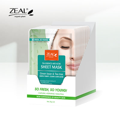 ZEAL Premium Sheet Mask Skin Care 25ml Amazing Gift Idea For Any Occasion!