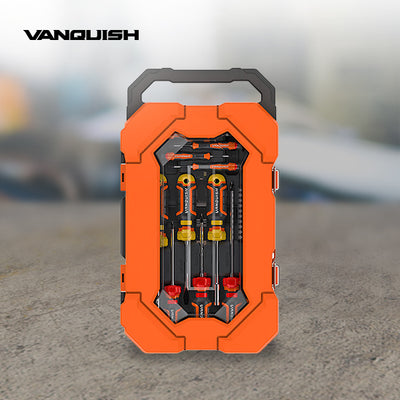 VANQUISH Screwdriver w/ Carry Case Set of 36 Premium | Heavy Duty | Professional