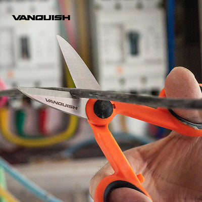 VANQUISH Electrician's Scissor Premium | Heavy Duty | Professional