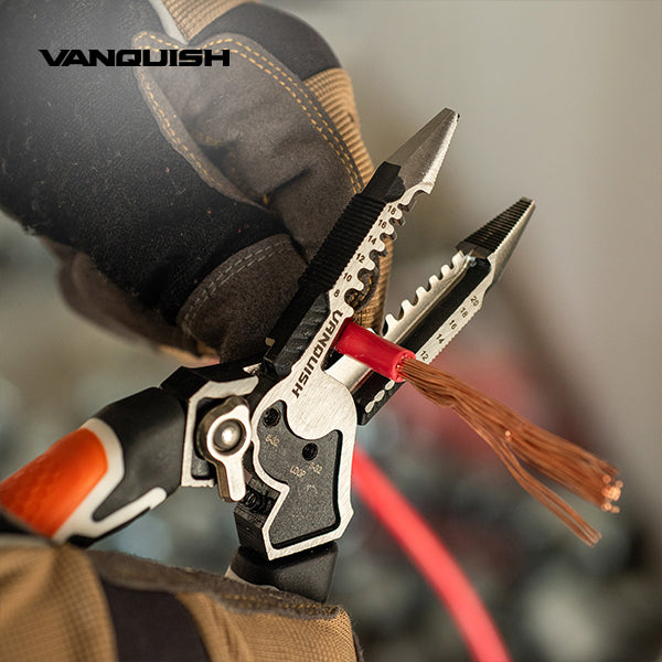 VANQUISH Wire Stripper Heavy-Duty Forged Premium | Heavy Duty | Professional