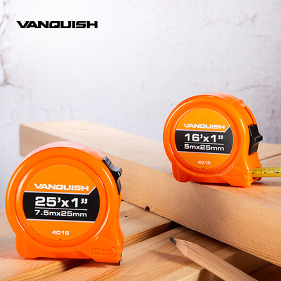 VANQUISH Power Tape Measure Premium | Heavy Duty | Professional