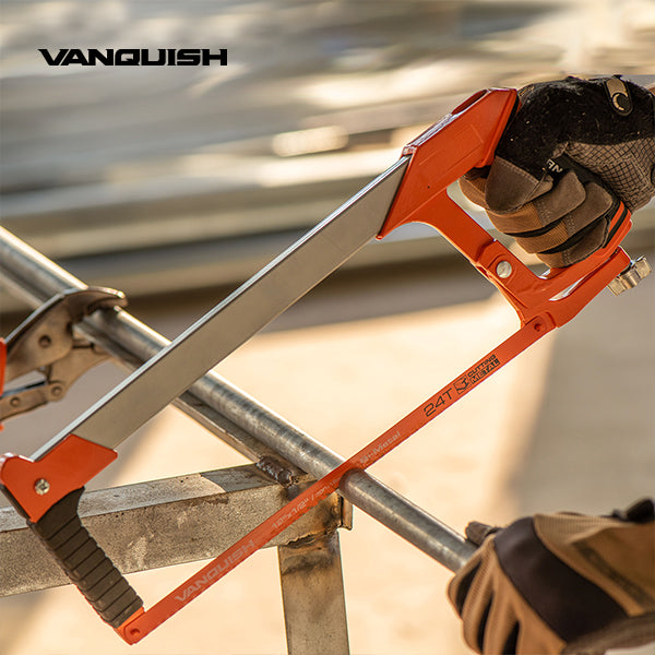 VANQUISH Hacksaw Premium | Heavy Duty | Professional Tubular Frame High Tension 12inch | 300mm