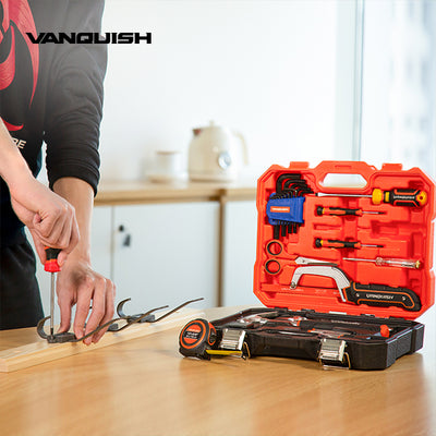 VANQUISH Homeowners Tool Kit Set of 37 Premium | Heavy Duty | Professional