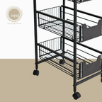 NEST DESIGN LAB 4 Tier Kitchen Basket Rack