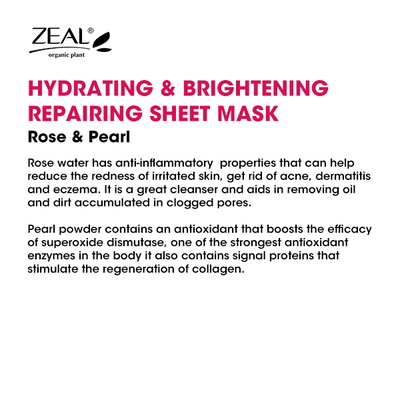 ZEAL Premium Sheet Mask Skin Care 25ml Amazing Gift Idea For Any Occasion!