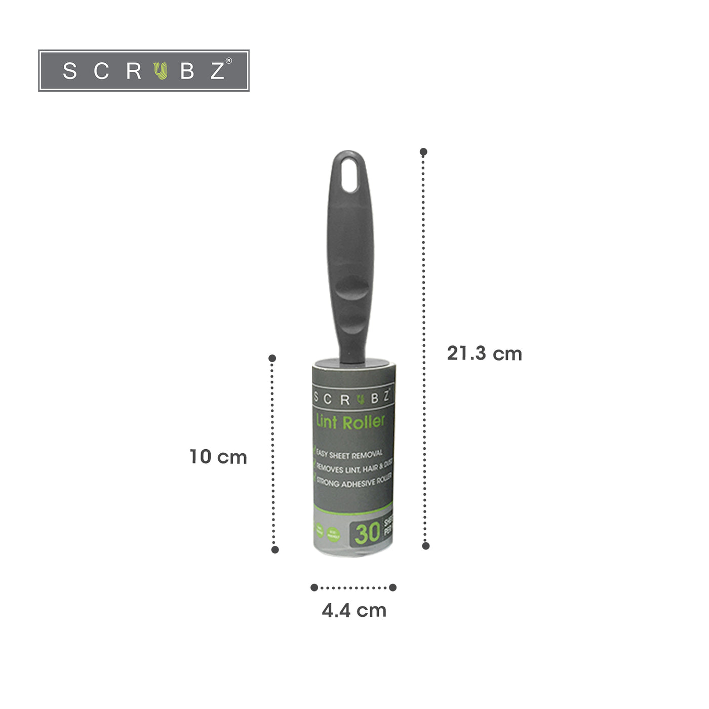 SCRUBZ Heavy Duty Cleaning Essentials Premium Lint Roller Set of 3 Amazing Gift Idea For Any Occasion!