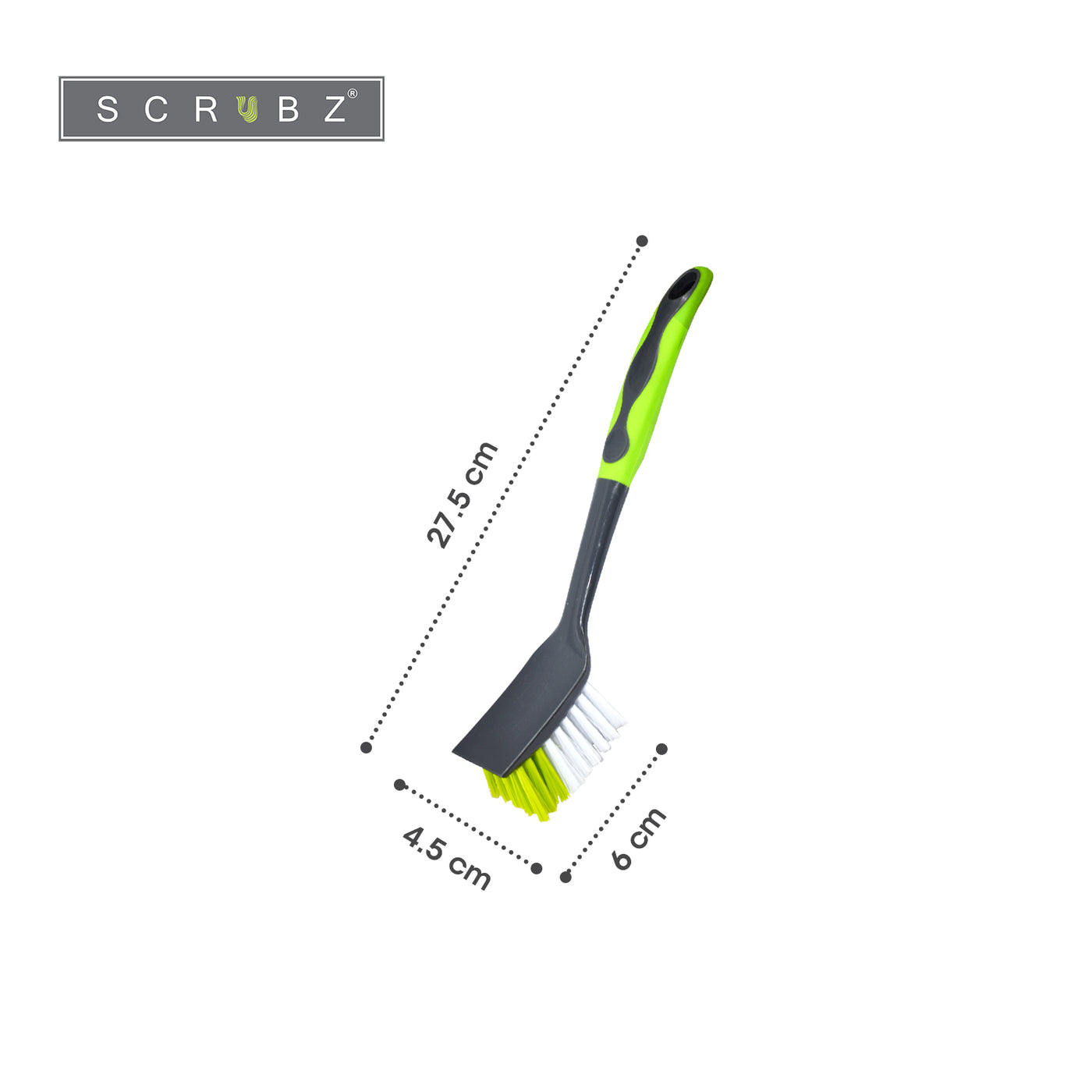 SCRUBZ Premium Dish Brush with Handle Clean all Types of Dishes Amazing Gift Idea For Any Occasion!