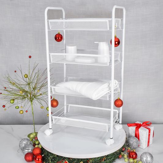 SUNBEAMS LIFESTYLE Trolley cart & Bathroom Accessories w/ Towel | Christmas Bundles