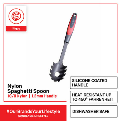 SLIQUE Premium Nylon Spaghetti Spoon (Red)