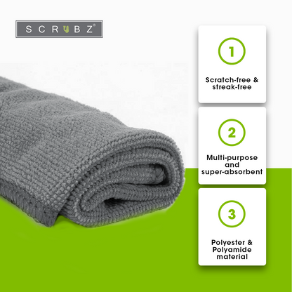 SCRUBZ Premium Cleaning Cloth 10pcs Set