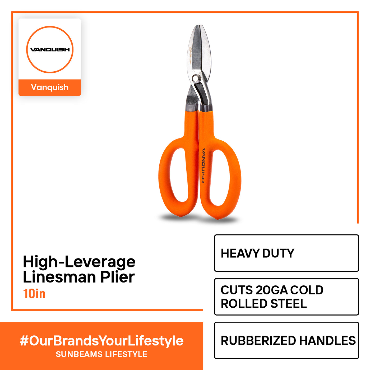 VANQUISH Pattern Snip Premium | Heavy Duty | Professional