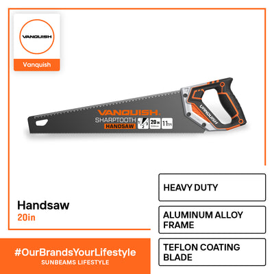 VANQUISH Handsaw Premium | Heavy Duty | Professional Sharp Tooth