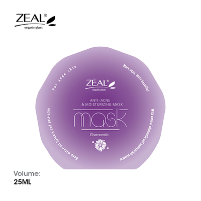 ZEAL Premium Face Mask Skin Care Hydrating & Moisturizing Mask 25ml Amazing Gift Idea For Any Occasion!